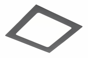 MATIS PLUS LED luminaire, downlight, 13W, black, 3000K, 1020lm, AC220-240V, mortise, IP20, 120°