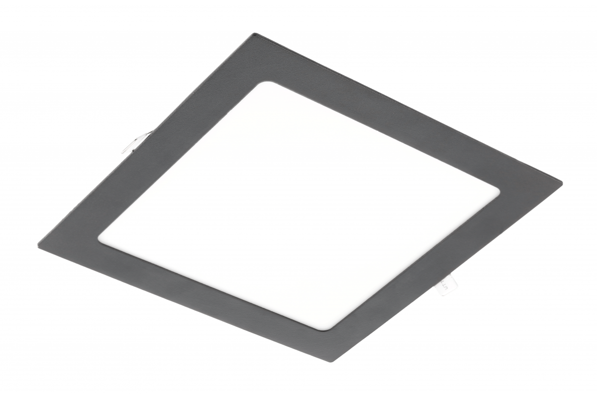 MATIS PLUS LED luminaire, downlight, 19W, black, 4000K, 1520lm, AC220-240V, mortise, IP20, 120°
