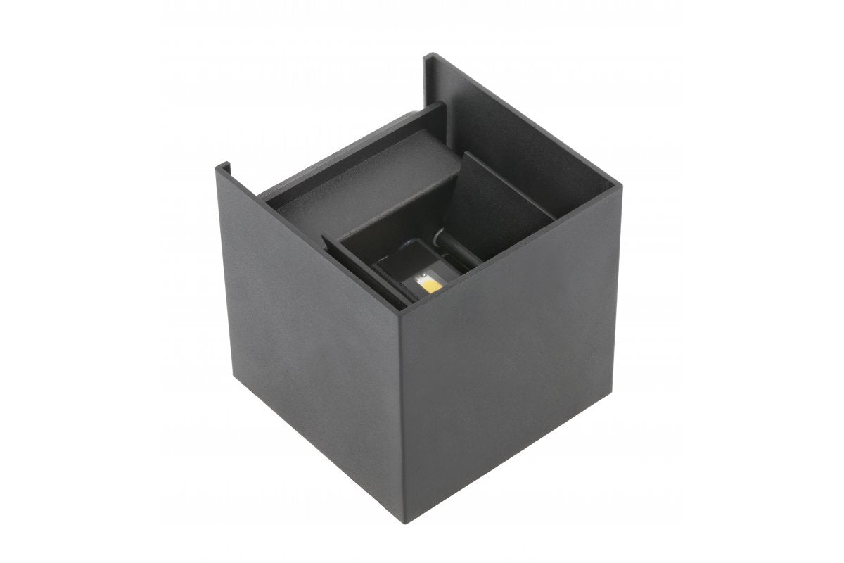 Fixture LED MISSOURI-K, 7W, 540lm, AC220-240V, 50/60 Hz, PF> 0.5, Ra?80, IP54, IK08,4000K, square, gray