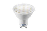LED BULB, C30, SMD 2835, WARM WHITE, GU10, 4W, 230V, 120° light angle, 300 lm, 43 mA