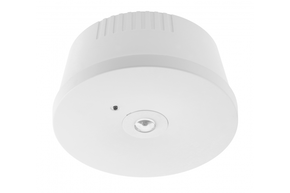 Emergency lighting fixture OGLA LED,3W,200lm,AC220-240V,50-60Hz,IP20,6400K,3H,single task,TEST button