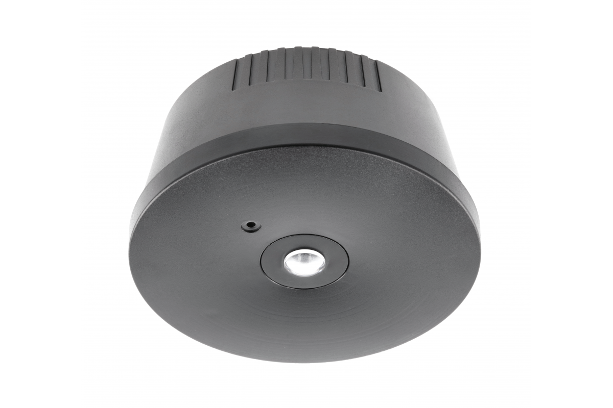 Emergency luminaire OGLA LED,3W,200lm,AC220-240V,50-60Hz,IP20,6400K,3H,single-task,TEST,black