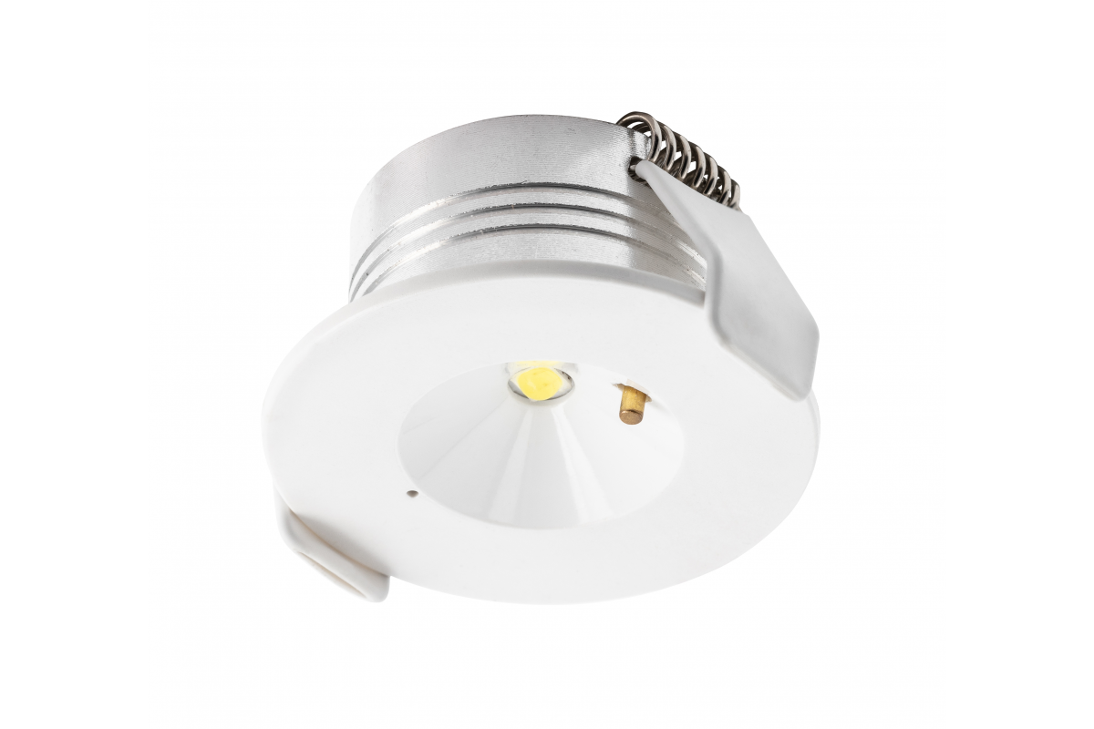 OMAHA-3 LED emergency lamp, 3W, 300lm, AC220-240V, 50-60Hz, IP20, 3h, 6400K, single-purpose, TEST BUTTON