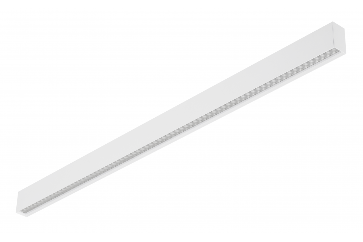 Linear LED fixture OMEGA LINE-A,50W,4500lm,AC220-240V,50-60Hz,60°,RA>80,IP20,UGR<19,4000K,120cm,white