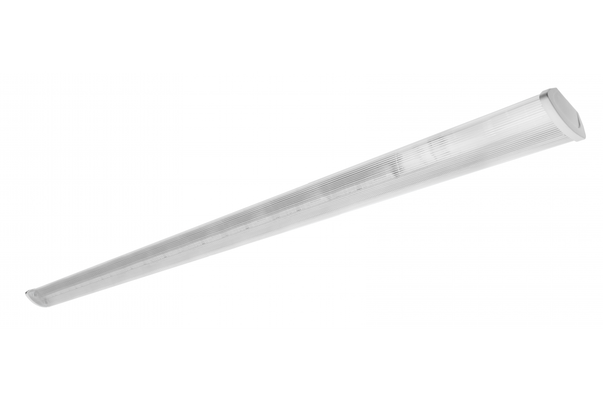 Linear luminaire Zefir-LED 258, T8 LED, G13, AC220-240V, 50/60Hz, IP40, ABS/PC, transparent