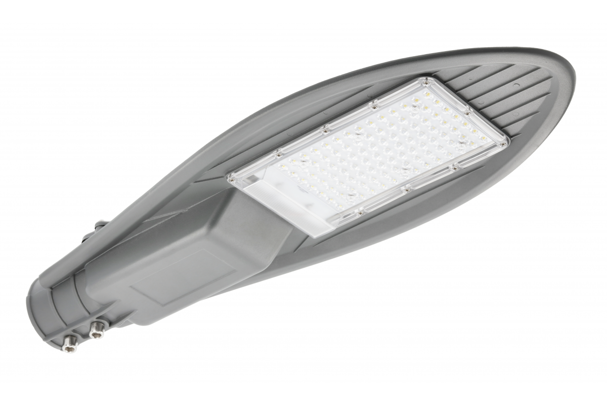 Street and park LED lamp PARKER III, 50W, 5000lm, AC220-240V, 50/60Hz, IP65, 4000K, gray