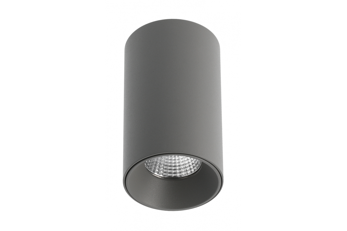 LED luminaire PRIME, 10W,1000lm,AC220-240V,50/60 Hz,PF>0,5,Ra?80,IP20,IK06,36°,4000K,gray