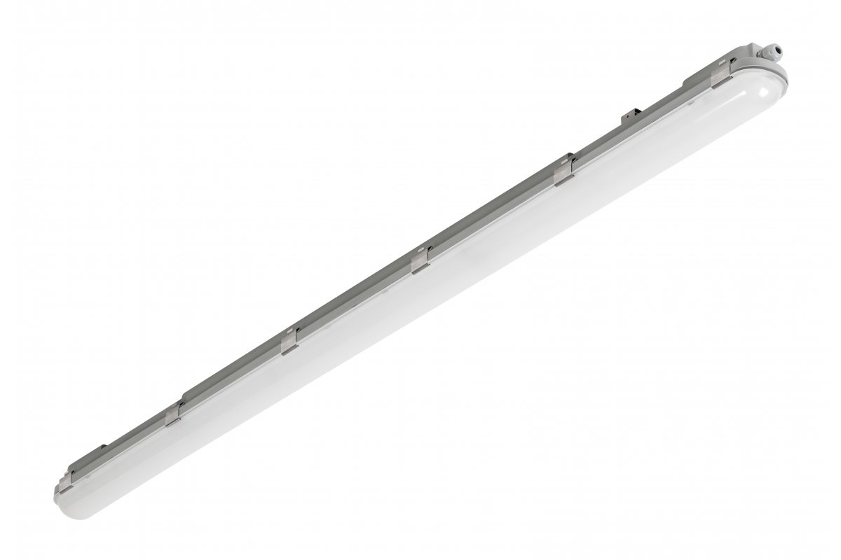 REXION-LED hermetic luminaire, 60W, 8400lm, AC220-240V, 50/60 Hz, PF>0,9, RA>80, IP65, 4000K, 5y