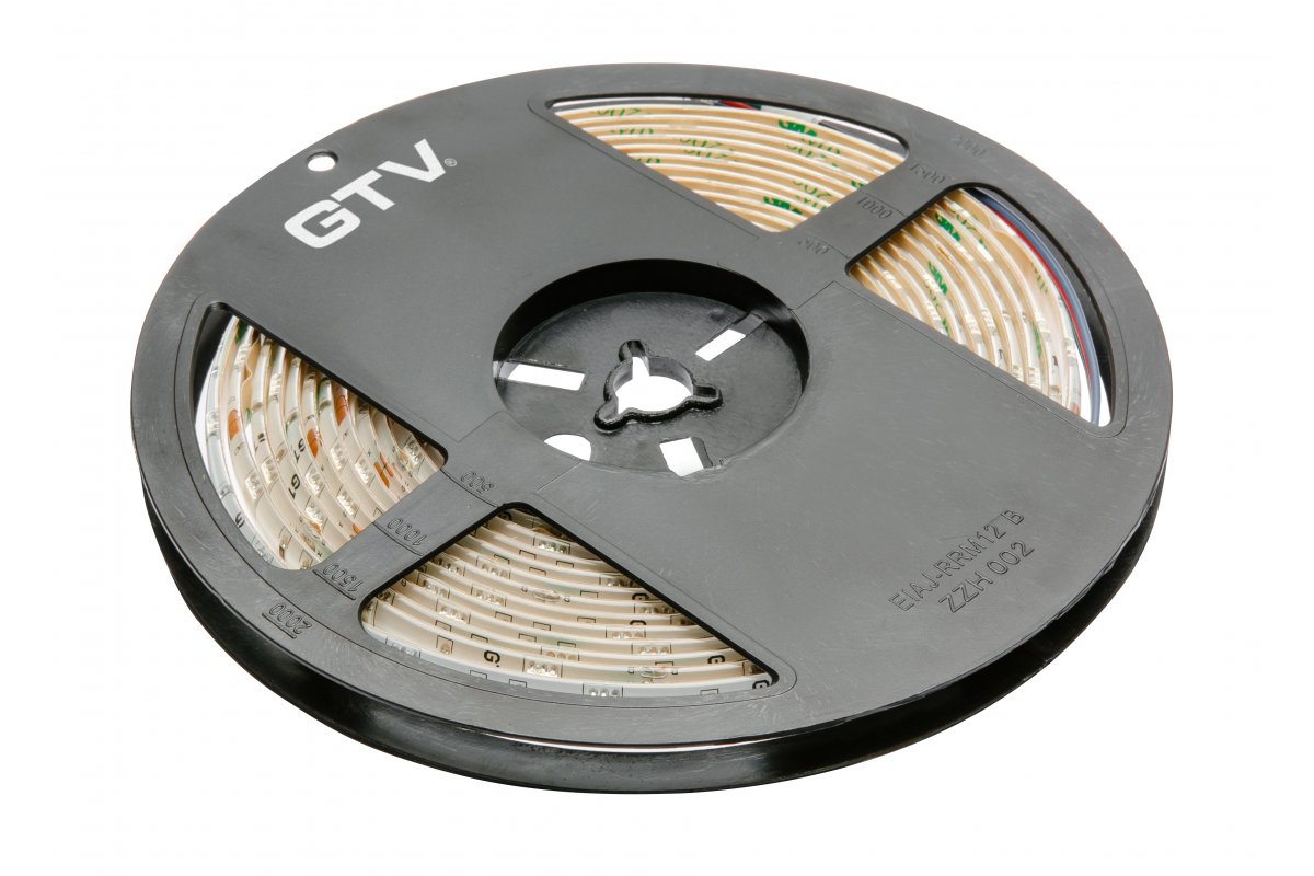 RGB Flash Strip, 150 LED, 36W, woodproof 10mm, Roll 5m, 12V