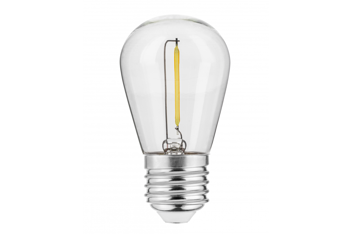 LED LIGHT SOURCE, FILAMENT, S14, 4000K, E27, 0,5W, AC220-240V, 360°, 50lm, 5mA