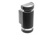 Wall luminaire two directions SILVA, GU10, MAX.2x50W, IP54, AC220-240V, 50/60Hz, black
