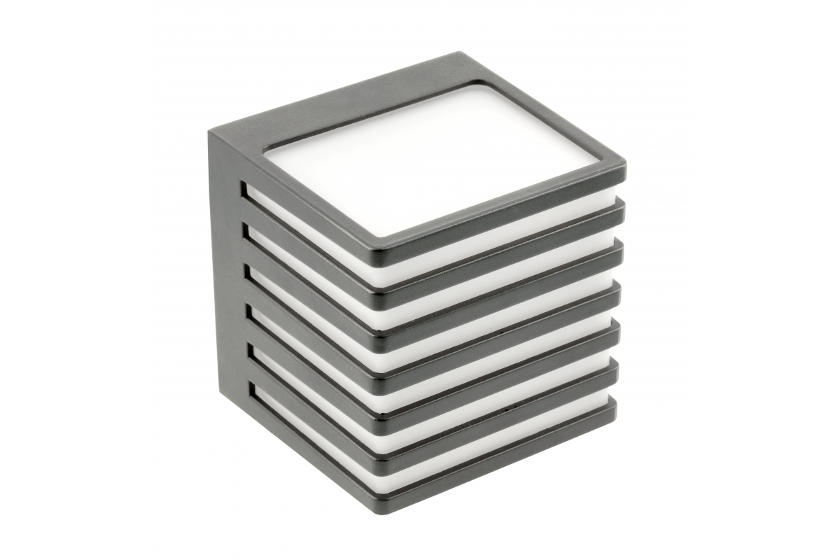 SIROLO LED luminaire 10W, 1000lm, IP54, AC220-240V, 50/60Hz,4000K, graphite
