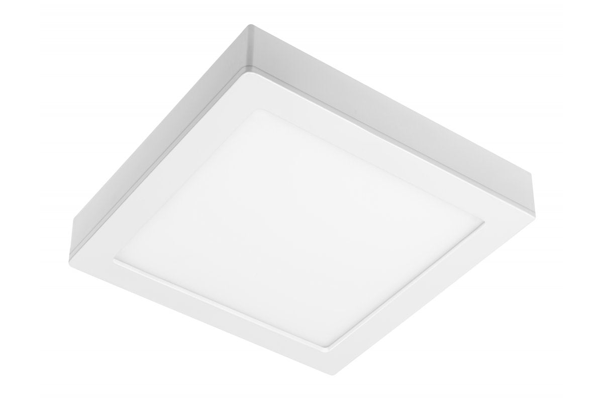 SAMBA LED luminaire, 24W, 1800lm, AC175-250V, 50/60Hz, PF>0.9, RA>80, IP40, 120°, 4000K, square, 2 in 1