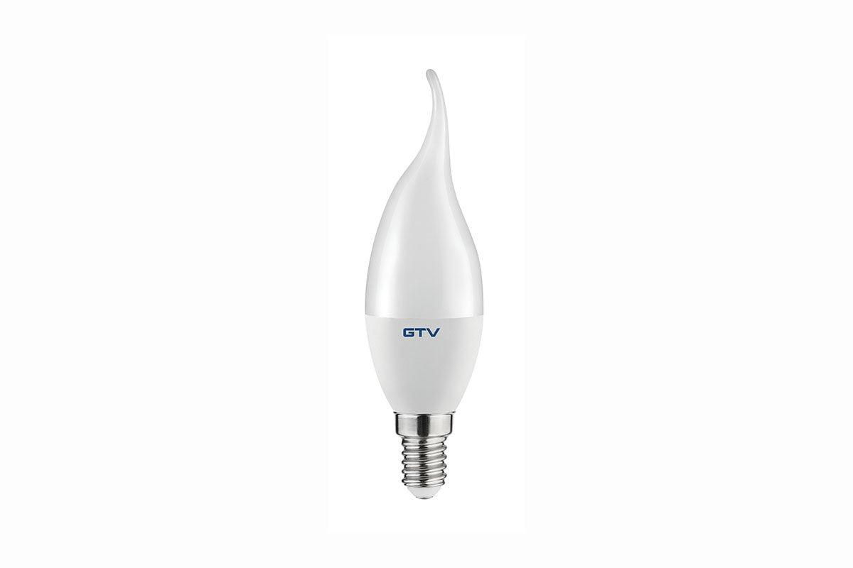 LED LIGHT SOURCE, C37L, SMD 2835, WARM WHITE, E14, 8W, AC220-240V, 160° LIGHT ANGLE, 700 lm,