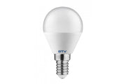 LED BULB, B45B, SMD 2835, WARM WHITE, E14, 6W, AC220-240V, 160° light angle, 470 lm, 52 mA
