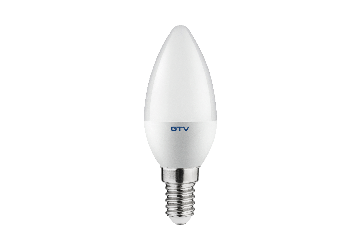 LED bulb, C30,   SMD 2835, 4000K, E14, 6W, AC220-240V, beam angle 160°, 470 lm, 52 mA