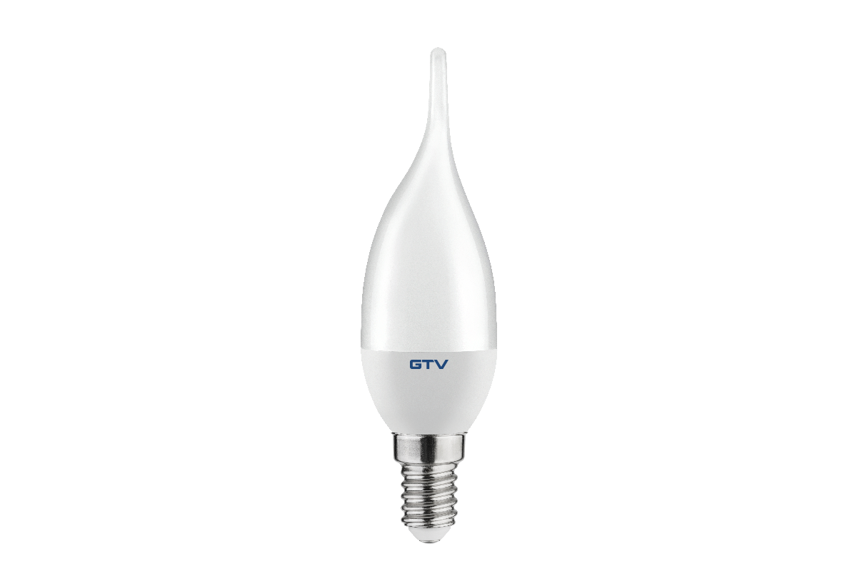 LED bulb, C30L, SMD 2835, 4000K, E14, 6W, AC220-240V, beam angle 160°, 470 lm, 52 mA