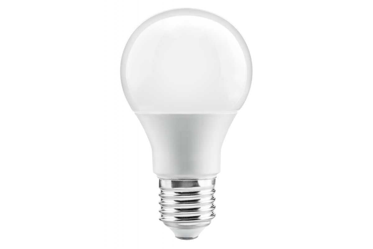 LED light source dimmable A60,10W,820lm,E27,3000K,AC220-240V/50-60Hz,RA>80,PF>0,5,200°,87mA