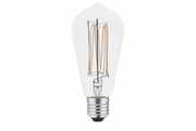 LED LIGHT SOURCE, FILAMENT, WAVE, ST64, E27, 6,0W, 500lm, 2200K, AC220-240V, 360°