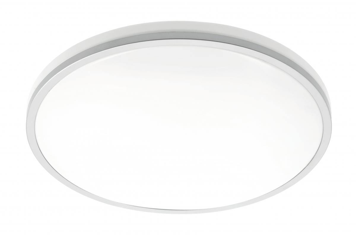 Plafoniera TULA  LED, ?350mm, 4000K, 24W, 1680lm, AC180-250V, 50/60 Hz, PF>0,5, IP44, szara,3y