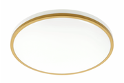 Plafoniera TULA LED, ?350mm, 4000K, 24W, 1680lm, AC180-250V, 50/60 Hz, PF>0,5, IP44, z?ota, 3y