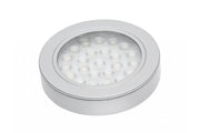 Recessed silver LED luminaire with Vasco distance, 12V DC, 1.7W, 24 SMD3528, neutral, 200cm cable