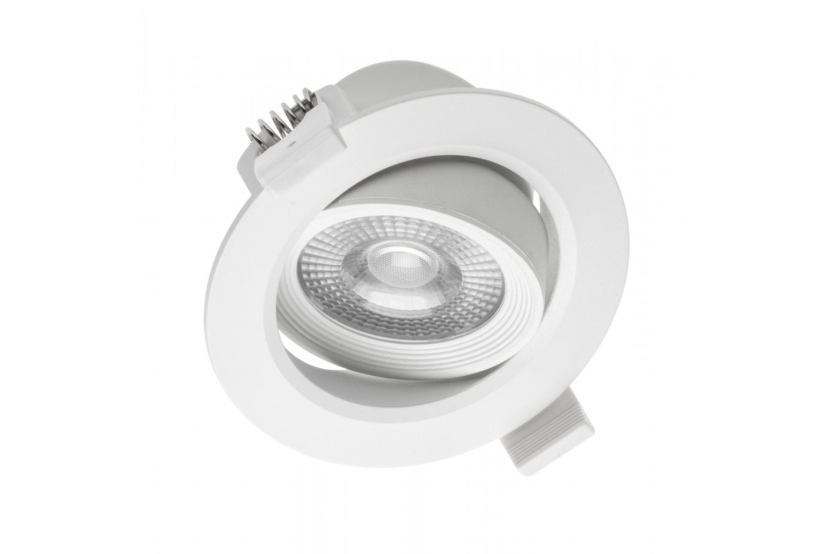 LED luminaire VOLARE, round, downlight, CCT, 7,0W, 630lm, AC220-240V, PF>0,5, RA>80, IP20, 38°