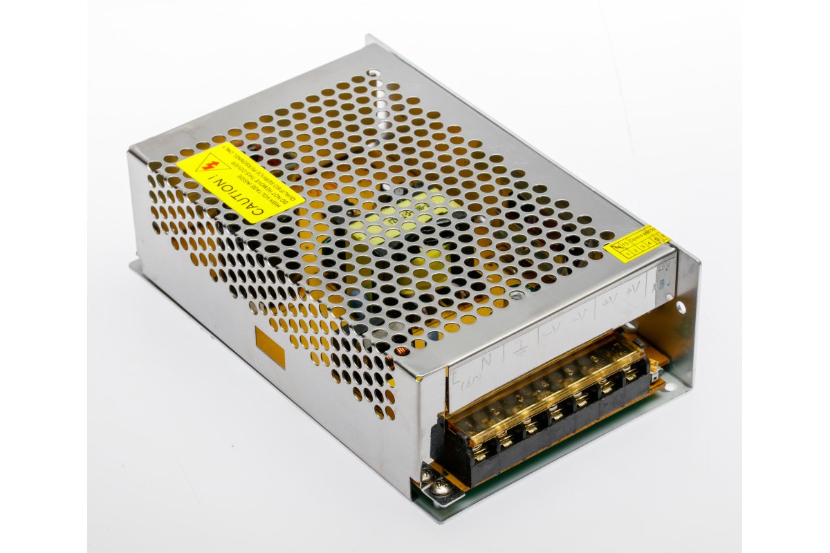 LED transformer in: 220V-240V~50hz. out: 12V dc/150W. IP20