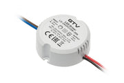 LED can power supply 12V,15W, input 220-240VAC, IP20, wym.fi55 x 21mm with 100mm wires