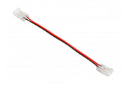 Transparent fittings for 8mm COB tapes with 15cm cable