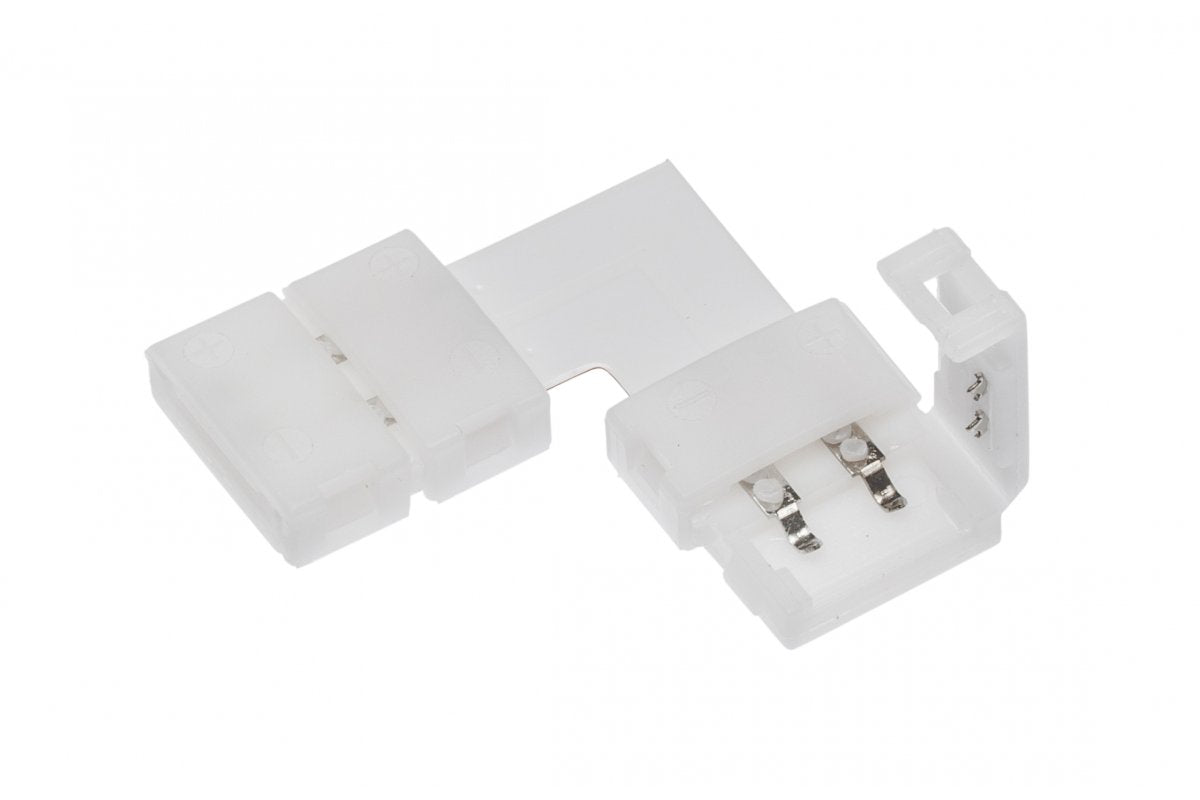 Conector angular XC11 para tiras LED de 10mm