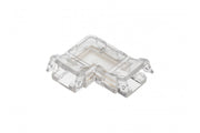 Transparent connector for COB tapes 8mm at 90st angle