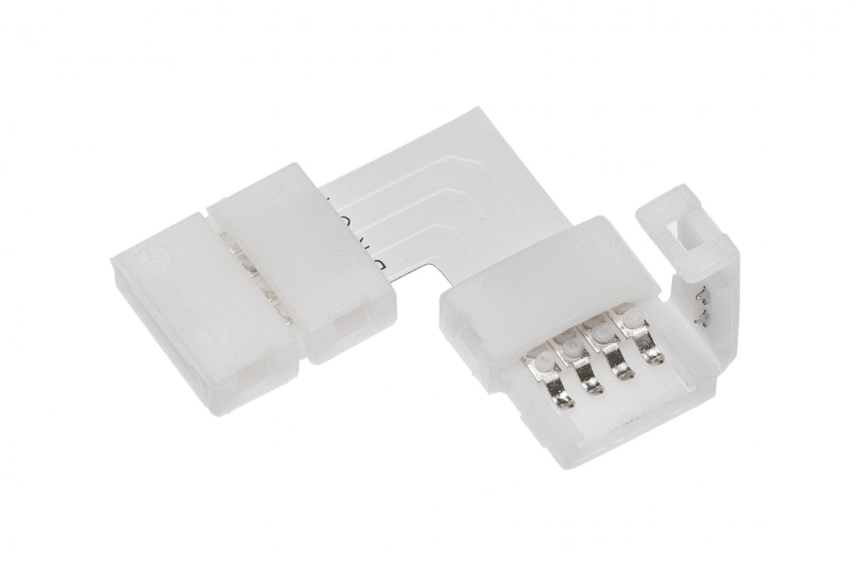 Conector angular XC11 para tiras LED RGB