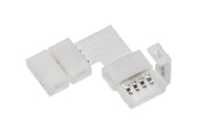 Conector angular XC11 para tiras LED RGB