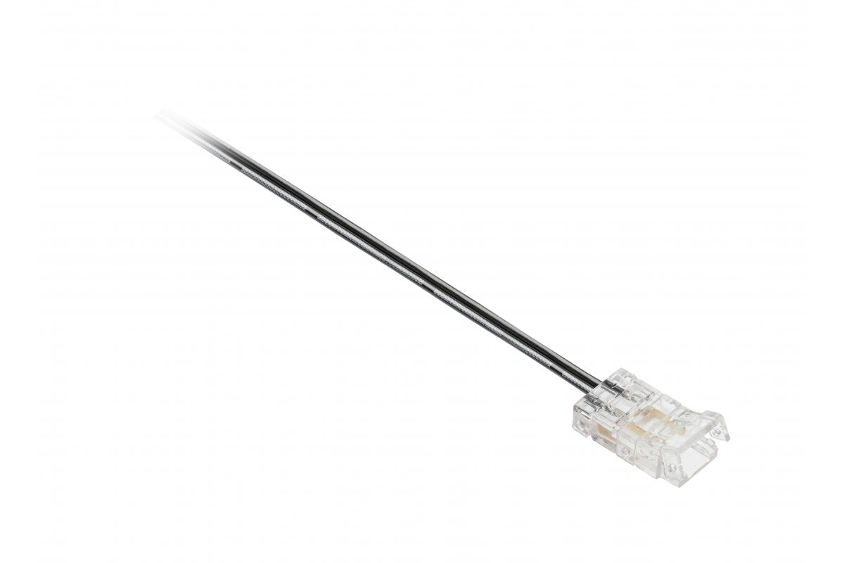 Transparent connector for 8mm COB tapes with 2m cable