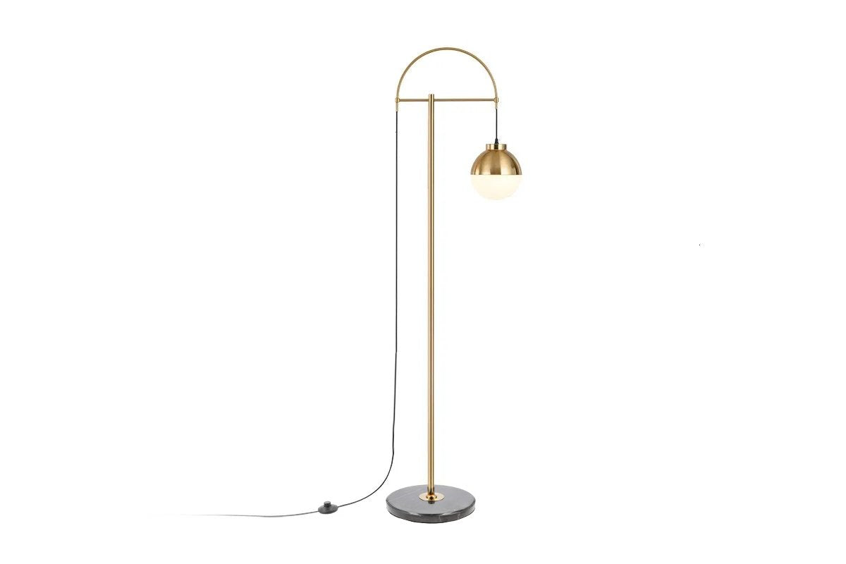 Floor lamp ABIES F,7537,AC220-240V,50/60Hz,1*E27, IP20, Diameter 20 CM,single, gold