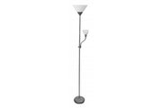 Floor lamp BENFICA 2, max 60W -E27, max 40W - E14, AC220-240V, 50/60Hz, gray