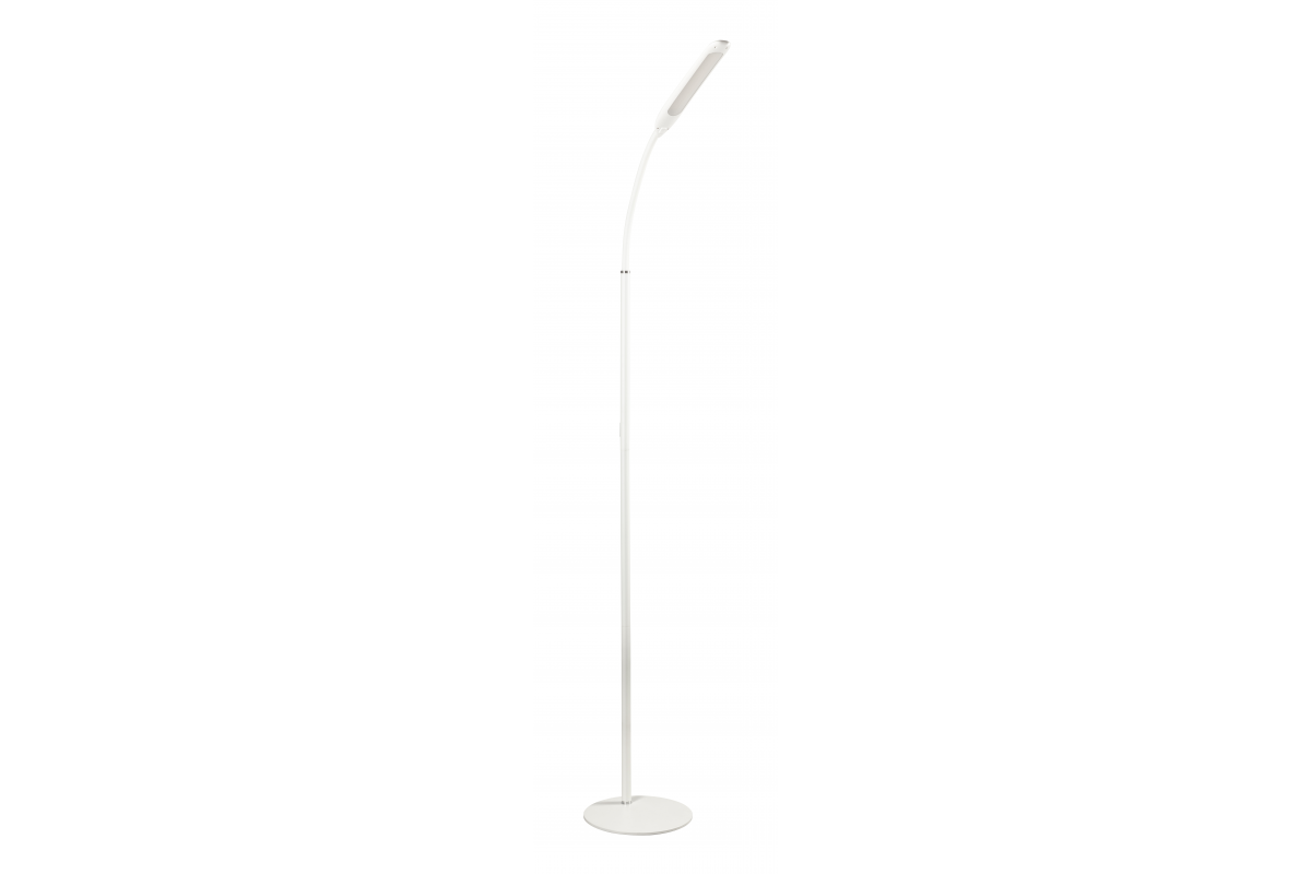 Floor lamp YORK ,10W,900lm,AC220-240V,3 step dimmable, 3-CCT,pilot,PF>0,5,Ra>85,white