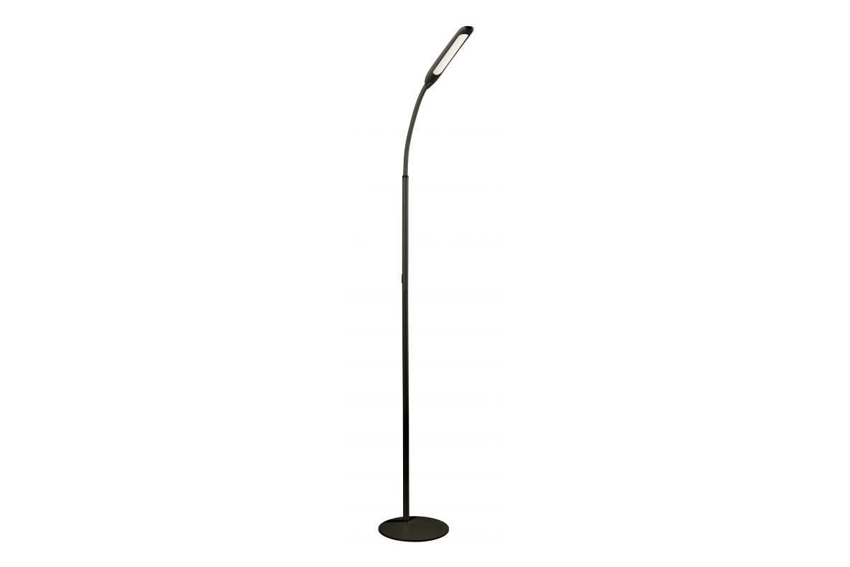Floor lamp YORK ,10W,900lm,AC220-240V,3 step dimmable, 3-CCT,pilot,PF>0,5,Ra>80,black