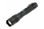 LED Flashlight with built in battery 2000mAh, 8W, 800lm, 6400K, IP20, black