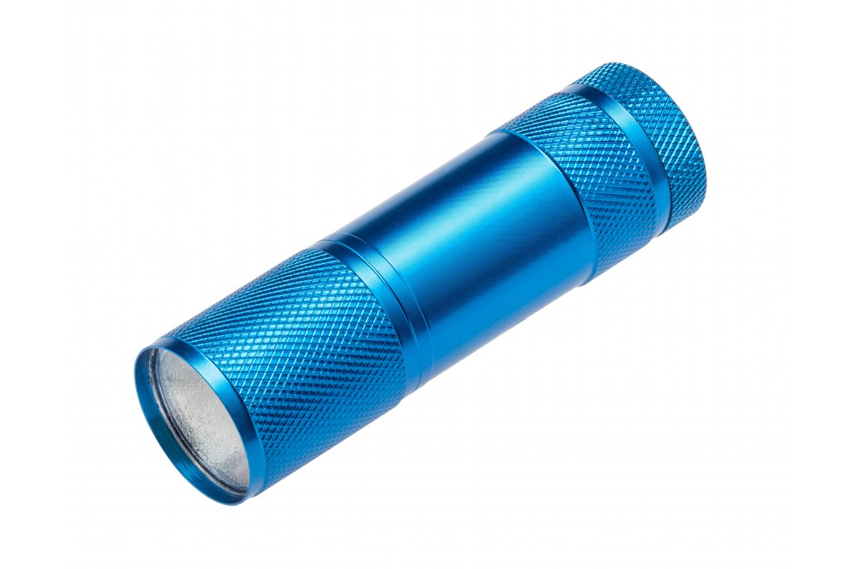 LED flashlight for 3xAAA batteries 1,5 V,3W,150lm,6400K,22m,IP20,blue