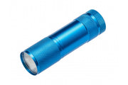 LED flashlight for 3xAAA batteries 1,5 V,3W,150lm,6400K,22m,IP20,blue