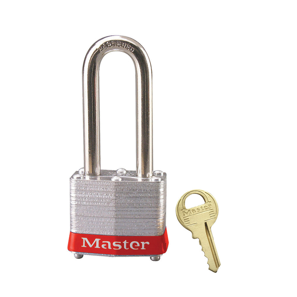 Master Lock Laminated Steel Padlock 3HLRED