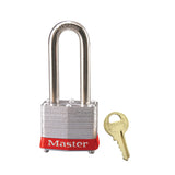 Master Lock Laminated Steel Padlock 3HLRED