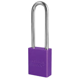 American Padlock A1107PRP Anodized Aluminum
