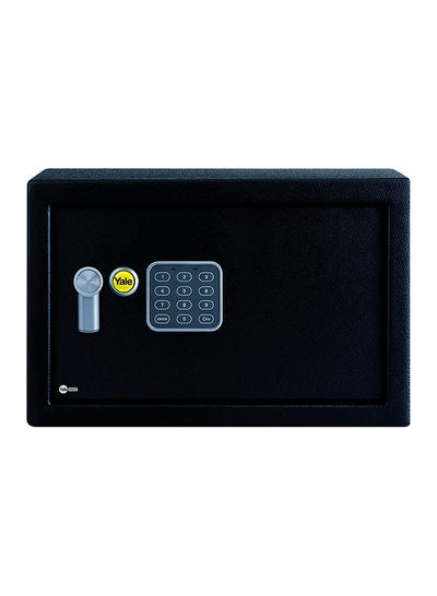 YSV/250/DB1 Yale Medium Safe Black 25x35x25cm (16.3L)