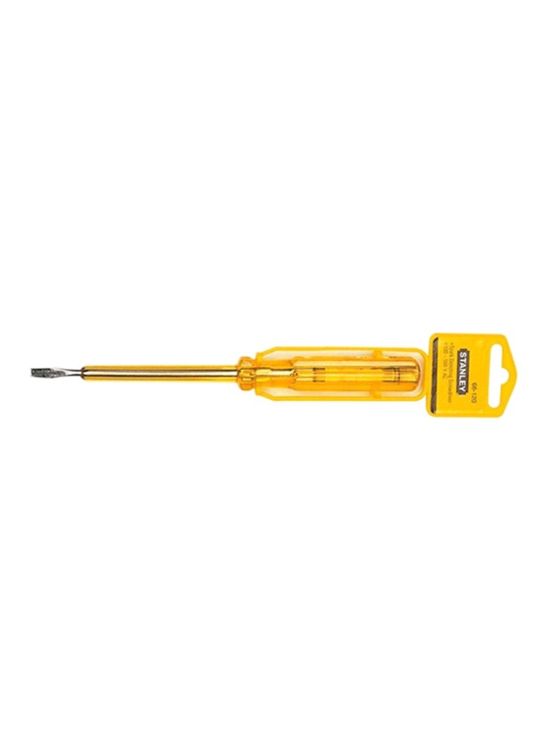 Spark Detecting Screwdriver Yellow 5x100millimeter