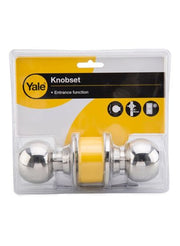Yale Door Knobs Chrome finish