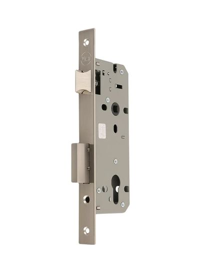 Steel Cylinder Lock Set Silver