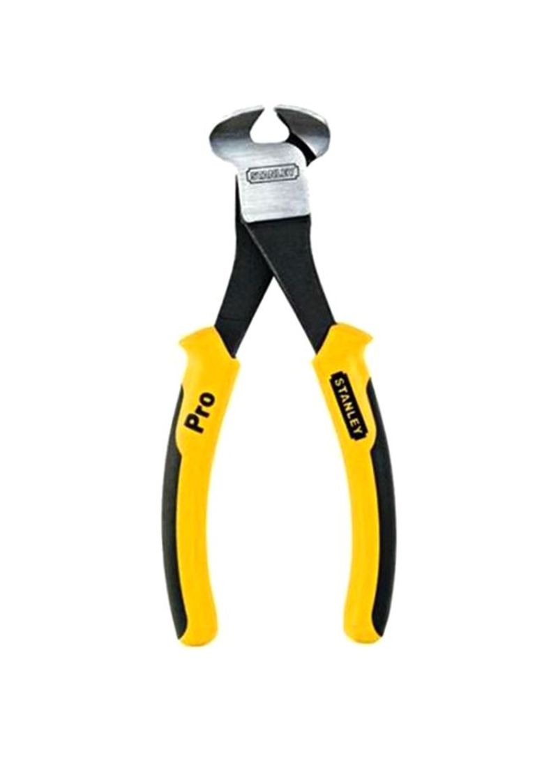 0-84-167 Stanley End Nipping Pliers Yellow/Black 8inch
